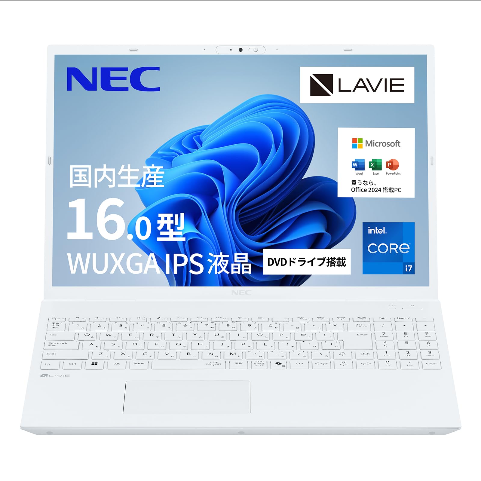 Amazon.co.jp: NEC LAVIE 国内生産 ノートパソコン 25夏 N16 16.0 型